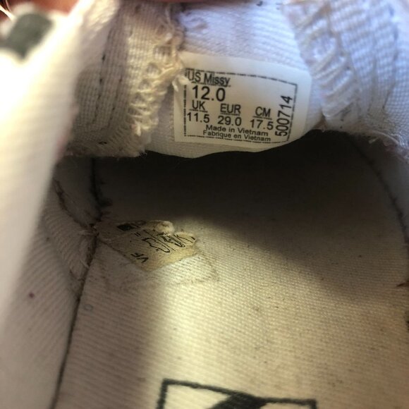 Vans Asher Classic Slip On Rainbow Checkered Sneakers Youth Missy Size 12 - Picture 9 of 11